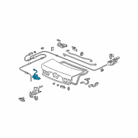 OEM 2006 Acura TSX Switch Assembly, Trunk Opener Diagram - 74810-SEA-013