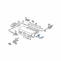 OEM 2005 Acura TSX Hinge, Passenger Side Trunk Diagram - 68610-SEA-000ZZ