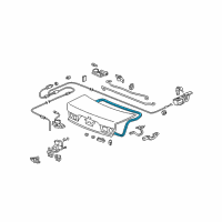 OEM 2006 Acura TSX Weatherstrip, Trunk Lid Diagram - 74865-SEA-013