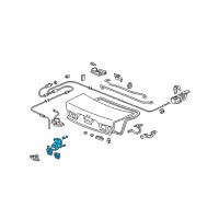 OEM 2006 Acura TSX Lock, Trunk (Handle+Power+Switch) Diagram - 74851-SDA-K02