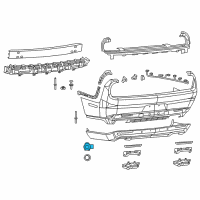 OEM 2017 Dodge Challenger Sensor-Park Assist Diagram - 5MK60TZZAB