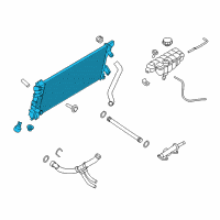 OEM 2020 Lincoln Navigator Radiator Diagram - HL3Z-8005-B