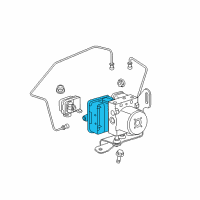 OEM Jeep Grand Cherokee Anti-Lock Brake System Module Diagram - 68065989AA