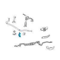 OEM 2022 Toyota 4Runner Stabilizer Link Bracket Diagram - 48836-60130