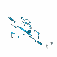 OEM Nissan Quest Gear & Linkage-Power Steering Diagram - 49001-7B000
