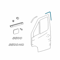 OEM Dodge Sprinter 2500 Seal-Door Diagram - 5159205AA