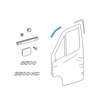 OEM 2005 Dodge Sprinter 2500 Seal-Door Diagram - 5133518AA