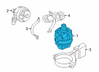 OEM 2021 BMW 330i xDrive AUXILIARY WATER PUMP Diagram - 11-51-8-651-288