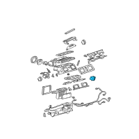 OEM Cadillac DeVille Actuator Diagram - 89018789