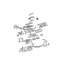 OEM 2002 Cadillac DeVille Actuator Diagram - 89018380