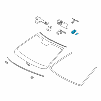 OEM 2010 Lexus LS600h Rain Sensors Diagram - 8994150070