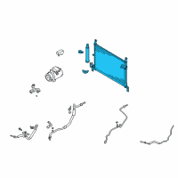 OEM 2020 Nissan GT-R Condenser & Liquid Tank Assy Diagram - 92100-JF00A