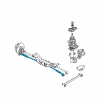 OEM 1997 Buick Regal Rod Asm-Rear Wheel Spindle Diagram - 10329687