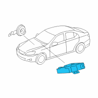 OEM 2014 Lexus IS250 Immobilizer Code Computer Diagram - 89784-53031