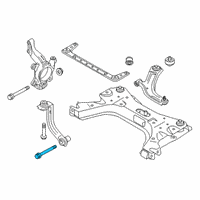 OEM 2016 Nissan NV200 Bolt Diagram - 54459-AX03B