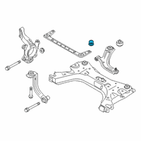 OEM Nissan BUSHING Low Arm Diagram - 54560-9AM0A