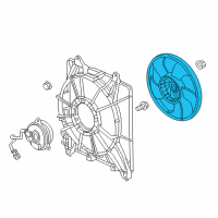 OEM 2018 Honda Fit Fan, Cooling Diagram - 19020-5R1-003