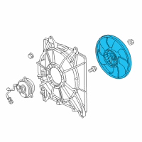 OEM 2017 Honda Fit Fan, Cooling Diagram - 19020-5R1-003