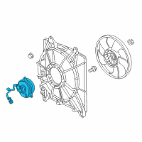 OEM 2015 Honda Fit Motor, Cooling Fan Diagram - 19030-5R1-003