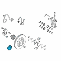 OEM 2020 Kia Stinger Rear Bearing Sensor Diagram - 58980J5000