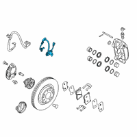 OEM Kia Stinger Sensor Assembly-Front Abs R Diagram - 59830J5000