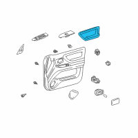 OEM 1998 Toyota Land Cruiser Armrest Diagram - 74220-60090-B0