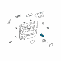 OEM Toyota Window Switch Diagram - 84820-60110