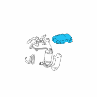 OEM 2003 Lexus ES300 Insulator, Exhaust Manifold Heat, NO.2 Diagram - 17168-20060