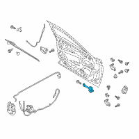 OEM 2018 Lincoln Continental Door Check Diagram - GD9Z-5423552-A