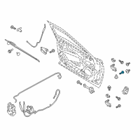 OEM Ford Maverick Lower Hinge Bolt Diagram - -W716051-S439