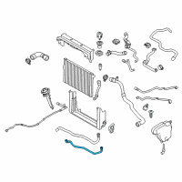 OEM BMW 760Li Coolant Hose Diagram - 17-12-7-591-091