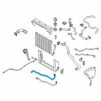 OEM BMW 760Li Coolant Hose Diagram - 17-12-7-591-093