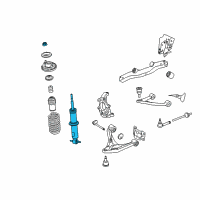 OEM 2008 Saturn Sky Strut Diagram - 19150178