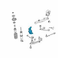 OEM Saturn Knuckle Diagram - 15262568