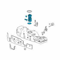 OEM GMC Canyon Fuel Pump Diagram - 84654010