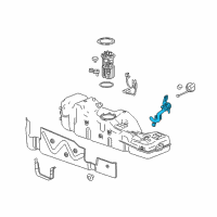 OEM 2019 GMC Canyon Filler Pipe Diagram - 84092167