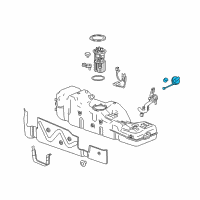 OEM 2016 Chevrolet Colorado Fuel Cap Diagram - 23289671