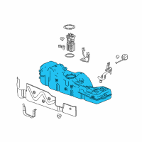 OEM 2019 GMC Canyon TANK ASM-FUEL Diagram - 84577803