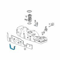 OEM 2020 Chevrolet Colorado Tank Strap Diagram - 52015482