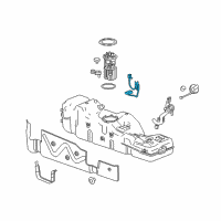 OEM 2019 Chevrolet Colorado Fuel Gauge Sending Unit Diagram - 23333575