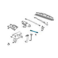 OEM 2007 Honda S2000 Rod Unit A Diagram - 76540-S2A-A01