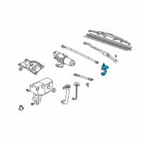 OEM 2001 Honda S2000 Pivot Assy. C Diagram - 76560-S2A-003