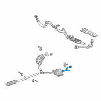 OEM 2004 Cadillac Seville Extension Kit, Exhaust Tail Pipe, Sls (Ks)RH Diagram - 88959311