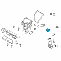 OEM 2012 BMW X5 Mass Air Flow Sensor Diagram - 13-62-8-509-725