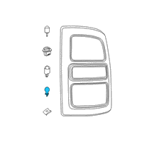 OEM 2022 Ram 2500 Bulb Diagram - L000PWY24W