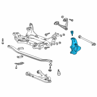 OEM 2014 Chevrolet Corvette Knuckle Diagram - 84506881