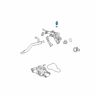 OEM Saturn Vue Sensor Asm-Engine Coolant Temperature Diagram - 12581527