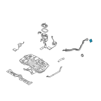 OEM 1999 Hyundai Elantra Packing-Fuel Filler Neck Diagram - 31048-24000