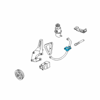 OEM 1998 Dodge Intrepid Power Steering Hose Diagram - 4782205AB