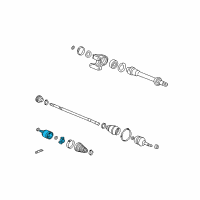 OEM 2004 Acura RSX Joint, Inboard Diagram - 44310-SDA-A60